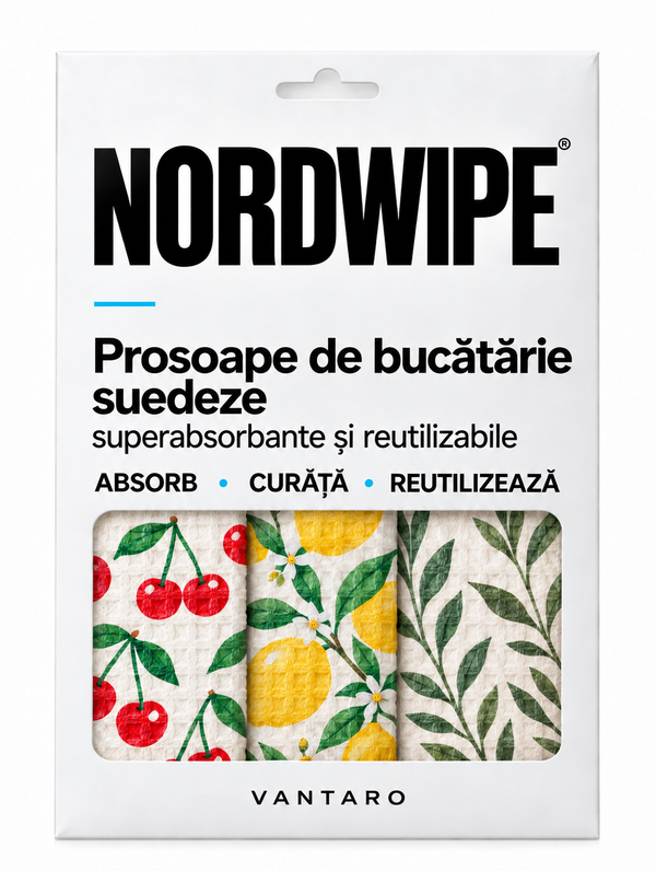 NordWipe — fața ambalajului