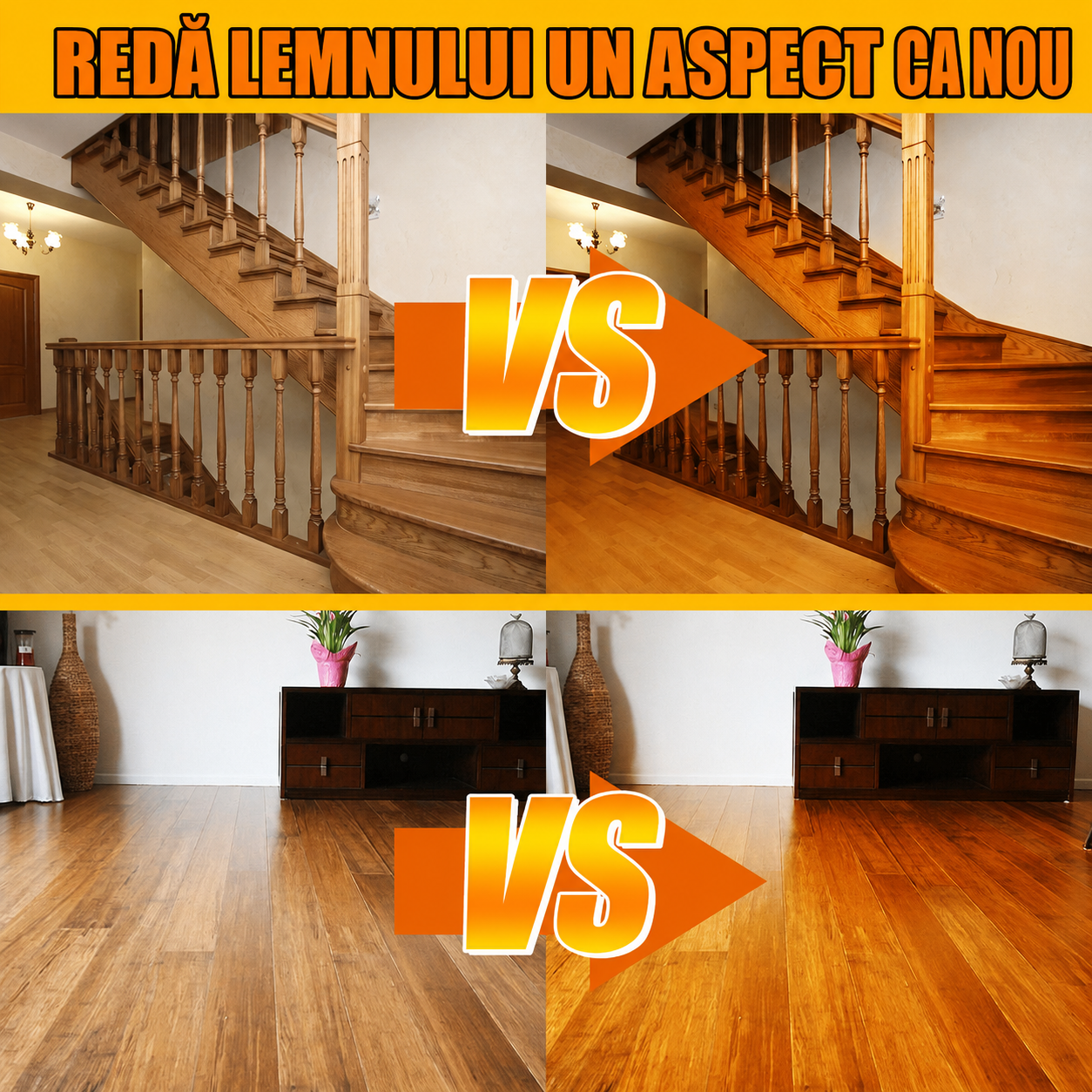 Vantaro™ Ceară pentru Lemn cu Efect de Reîmprospătare