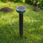 Sun Repel | Dispozitiv pentru îndepărtarea dăunătorilor cu încarcare solară | Set 4 bucăți